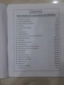 HC VERMA SOLUTIONS OF CONCEPT physics