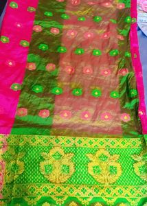 Saree With Designer Blouse