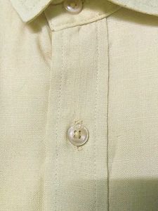 Men Shirt Formal Cream Office Wear