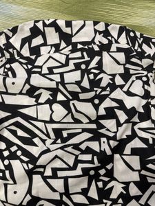 Abstract Print Long Sleeve Shirt