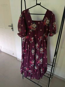 Purple Midi Dress