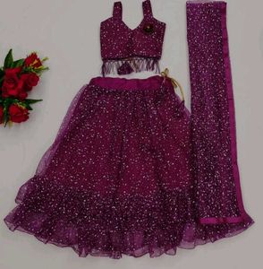 Magenta Lehenga Choli Set