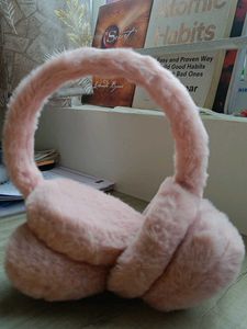 Fuzzy Pink Earmuffs