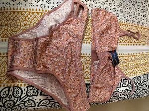 Floral Bra &amp; Panty Set