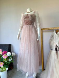 Pink shimmery sequins Gown