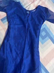 Blue Embellished Kurta🧿