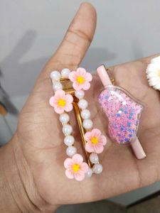 Cute Hair Clips And Earring