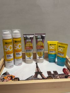 Garnier Face Wash And Sunscreen