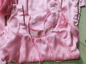 Pink Sleeveless kurta set