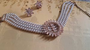 Pearl &amp; Rhinestone Jewelry Set
