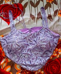 Crop Top Plazzo And Duppata