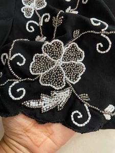 Black Embellished Co-ord Set