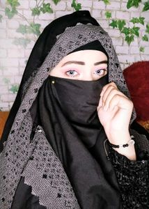 Elegant Black Niqab
