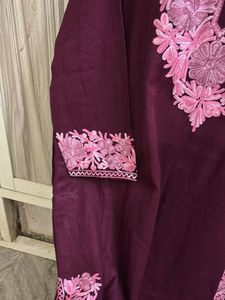 Brand New Kashmiri kurti ( firang)