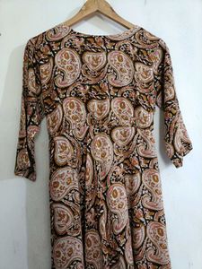 Unused Brown Anarkali Kurta Set