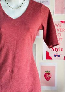 Fully Shimmery Rosy Pink Dress