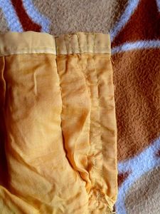Ombre Effect Mustard Saree