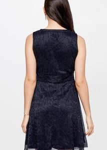 Shimmery Blue Party Wear+ HP Bag