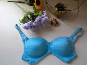 Zivame Blue Lace Bra