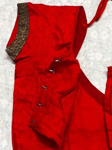 Dark Red Blouse