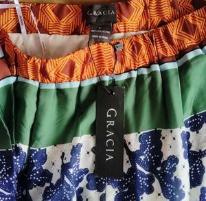 Gracia printed plazzo pants