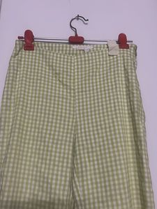 Green Gingham Trousers