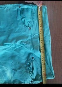 Aqua Colored Skinny Jeans