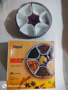 Hetal Revolving Masala Box - 7 Piece