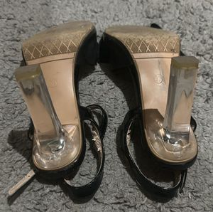 Black Bow Heels