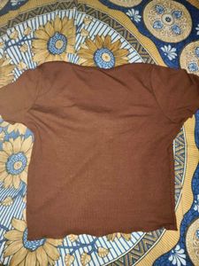 Cute Brown Crop Top