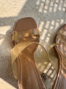 Zara Trendy Clear Strap Sandals
