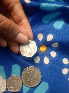 Rare 1966 One Paisa  Silver Coin
