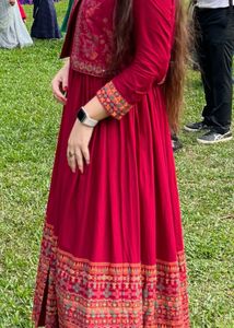 Women Printed Kurta with Jacket