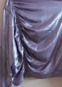 Metallic Purple Top