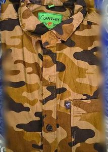 Camo Button Down Shirt