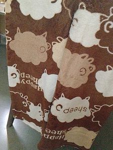 Brown Colour Some Cute Print Winter Bottom Pants