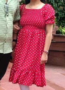 polka dot new dress