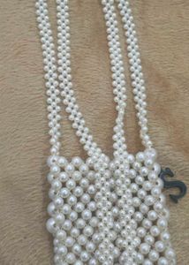 Vintage Pearl Beaded Evening Bag