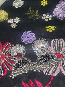 Silver Tone Dangle Earrings