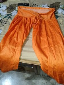 Orange Embroidered Kurti Dress