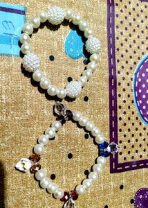 Brand New Combo Of White Pearl Bracelet