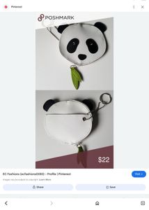 Imported Cute Panda Coin Pouch