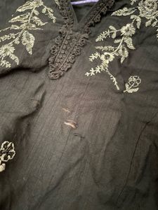 Black Laks*ita Kurta