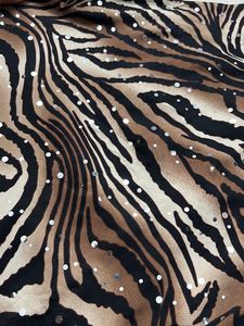 Animal Print One Shoulder Dress