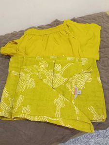 Anounk Yellow Kurta Set