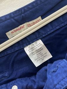 Blue Cotton Pant