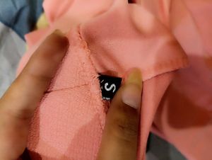 Polyester Peach Elastic Saree Shapewear