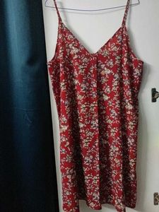 Floral Print Slip Dress