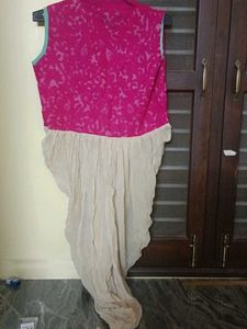 Pink Embellished Tunic Top