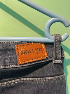 Stylish Dark Wash Flare Jeans